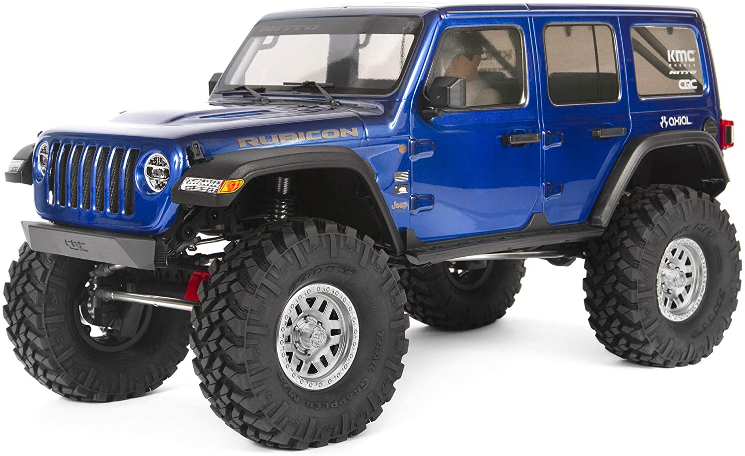Telaio Portatarga In Acciaio Inox Per Axial SCX10 III Jeep JL Wrangler - Scala 1/10